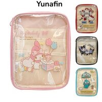 Túi đựng mỹ phẩm YUNAFIN, Túi đựng đồ trang điểm du lịch PVC, Túi giặt chống nước dung tích lớn di động bền bỉ