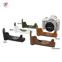 Túi đựng nửa hộp đựng máy ảnh bằng da cho máy ảnh Canon EOS R50