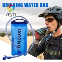 Túi đựng nước cắm trại APVTI, Túi đi xe đạp gấp chống nước di động, Túi đựng nước thể thao siêu nhẹ có thể gập lại không chứa BPA 1 / 1.5 / 2L Đồ dùng cắm trại