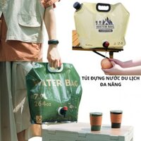 Túi đựng nước in họa tiết Water Bag cao cấp dã ngoại, du lịch, cắm trại gấp gọn