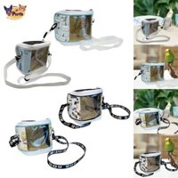 Túi đựng Perfk Túi đeo vai Dây kéo Đóng cửa trong suốt Nhẹ Hamster Hộp đựng Túi xách để đi du lịch ngoài trời