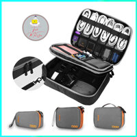 Túi Đựng Phụ Kiện Cao Cấp, Đựng Cáp Sạc, Pin Dự Phòng, Bộ Sạc Laptop, Phụ Kiện Công Nghệ Điện Tử