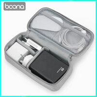 Túi đựng phụ kiện điện tử, cáp sạc pin dự phòng chuột máy tính Macbook Laptop Ipad hãng Baona (Boona) trinhmacstore