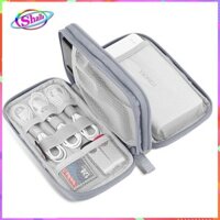 Túi đựng phụ kiện tiện ích dây sạc và pin dự phòng có móc treo cao cấp Shalla H991