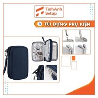 Túi Đựng Pin Sạc Dự Phòng / Dây Cáp Cứng / Tai Nghe Tiện Dụng, Nhỏ Dọn Dễ Mang Theo từ TinhAnh Setup