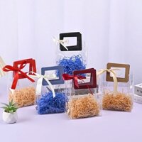 Túi đựng quà Tết trong suốt có quai cầm sang trọng