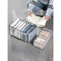 Túi đựng quần jeans có ngăn cho quần áo, túi lưới cho đồ lót, áo ngực, tất, hộp đựng quần legging
