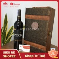 Túi đựng rượu vang giá rẻ, hộp đựng 2 chai rượu vang 750ml cao cấp đẹp nhất ở HÀ Nội