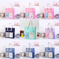 Túi đựng sách đi học bằng vải Canvas, Túi Tote trẻ em Túi đựng học phí