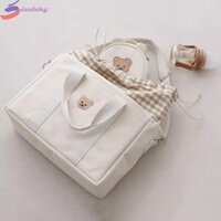 Túi đựng tã trẻ em có dây rút PIXELSKY, Túi đựng đồ dung tích lớn cho mẹ, Túi xách đa chức năng di động đeo chéo cho bé Túi đựng tã lót nữ