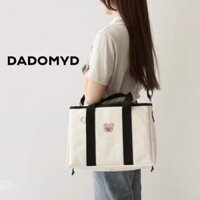 Túi đựng tã trẻ em DADOMYD, Túi đựng tã bảo quản nhiệt bằng vải Canvas cho mẹ, Túi đựng tã lót đa chức năng dung lượng cao