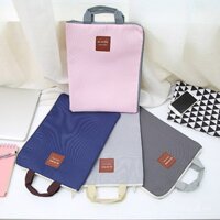 Túi đựng tài liệu A4 nhiều lớp bằng vải Oxford có khóa kéo, túi đựng máy tính iPad cầm tay, túi đựng điện thoại di động