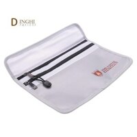 Túi đựng tài liệu chống cháy, Túi đựng tiền chống nước và chống cháy có dây kéo, Túi đựng an toàn chống cháy cho hộ chiếu.