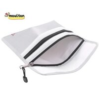 Túi đựng tài liệu chống cháy, Túi đựng tiền chống nước và chống cháy có dây kéo, Túi đựng an toàn chống cháy cho hộ chiếu.