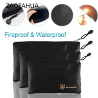 Túi đựng tài liệu chống cháy ZAOFAHUA Tiền văn phòng Hộp an toàn chống cháy & chống nước