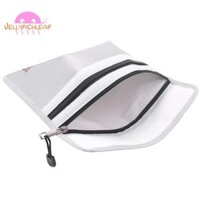 Túi đựng tài liệu chống cháy, Túi đựng tiền chống nước và chống cháy có dây kéo, Túi đựng an toàn chống cháy cho hộ chiếu.