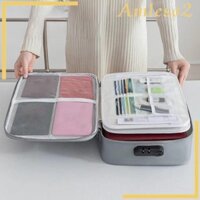 Túi đựng tài liệu có khóa Túi đựng hồ sơ du lịch Dây kéo Đóng cửa đa chức năng di động