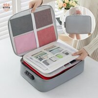 Túi đựng tài liệu có khóa Túi đựng hồ sơ du lịch để làm giấy tờ Tài liệu quan trọng