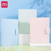 Túi đựng tài liệu học sinh Deli khổ A4 - màu Hồng  Xanh lá  Xanh dương - 1 chiếc - 72671 - Hồng