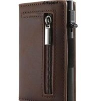 Túi đựng thẻ CHLOCH, Ví đựng thẻ chặn chống RFID mỏng, Túi đựng thẻ tín dụng tối giản bằng kim loại mỏng 2025