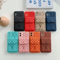 Túi Đựng Thẻ Da Dành Cho iphone 15 14 13 Pro Max 11 12 Pro Max X XR XS Max 7 8 14 15 Plus Thiết Kế Chân Đế Thời Trang Bảo Vệ Ống Kính Bảo Vệ Toàn Diện