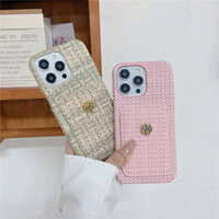 Túi Đựng Thẻ Dệt Ốp Lưng Điện Thoại iPhone 15 16 Pro MAX Ốp Lưng iPhone 14 11 12 13 Pro MAX Cover XS MAX 14 15 Plus X XR Ốp Lưng