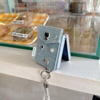 Túi đựng thẻ vải cao bồi bảo vệ điện thoại cho Oppo Find N3 N2 Flip FindN3Flip FindN2Flip