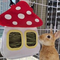 Túi đựng thức ăn cỏ LZHDP Giá đỡ thức ăn cho Chinchilla Hamster Thỏ Guinea