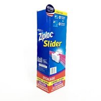 Túi đựng thực phẩm Ziploc Slider (Loại có khoá kéo tiện dụng) (1 hộp 35 cái) 26.8 x 24.1 x 6.6 cm