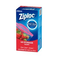 Túi đựng thực phẩm Ziploc Storage Quart 48 túi