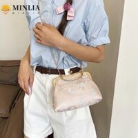 Túi đựng tiệc thêu MINLIA Sườn xám, Túi xách phong cách Trung Quốc bướm hoa, Dây chuyền sức chứa lớn sang trọng Thanh lịch Khóa nụ hôn Túi đeo vai Du lịch