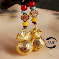 Túi đựng tiền Baifu Đồng xu vàng cung hoàng đạo Baifu Day Túi đựng tiền xoay tiền Chìa khóa ô tô Bút Chì chìa khóa ô tô