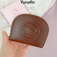 Túi đựng tiền ví YUNAFIN, Hộp đựng thẻ ID quà tặng Hello Kitty Ví nữ, Túi đựng ID có dây kéo chống nước cho nữ Ví đựng tiền xu