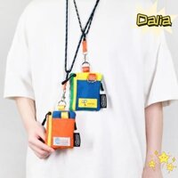 Túi đựng tiền xu DALIA, Dây đeo cổ Ví đựng tiền xu Mini, Hộp đựng thẻ hoạt hình Nylon dành cho sinh viên