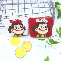 Túi đựng tiền xu nhồi bông Stella Duffy Gấu Thỏ Kỳ Lân Anpanman Túi đựng cáp tai nghe Túi trang điểm