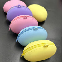 Túi đựng tiền xu silicone tối giản, túi lưu trữ có khóa kéo, hộp đựng tiền xu silicone mini, hộp đựng tai nghe