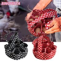 Túi đựng trứng SINOVISTA, Giỏ đựng trứng bền bằng vải Canvas, Chống mài mòn di động với 9 túi Giỏ đựng trứng dung tích lớn Gia đình