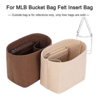 Túi đựng Túi đựng sắp xếp túi đựng đồ vừa vặn cho MLB Túi đựng đồ du lịch bằng vải nỉ lót túi đựng mỹ phẩm