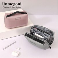 Túi đựng UNMEGONI, Túi đựng công nghệ du lịch cầm tay chống nước, Phụ kiện du lịch chống mài mòn thời trang Túi đựng đồ điện tử PU Du lịch