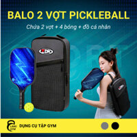 Túi đựng vợt pickleball LÀNG GYM sức chứa 4 bóng 2 vợt pickleball thiết kế chống trầy bảo vệ màu đen 150g