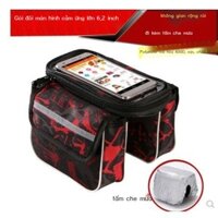 Túi đựng xe đạp chùm trước túi xe đạp leo núi ống túi thiết bị cưỡi ngựa túi yên ngựa túi điện thoạ