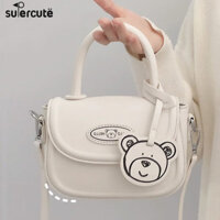 Túi đựng yên xe chéo SUPERCUTE Túi đựng chất liệu DIY thủ công, gấu bông dễ thương tặng bạn gái và món quà sinh nhật của người bạn thân nhất