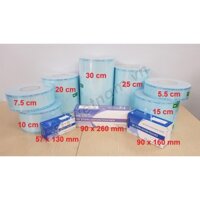 Túi ép tiệt trùng dạng dẹt 10cm x 200m - Cuộn túi đóng gói vô trùng dụng cụ y tế, nha khoa kích thước 10x200