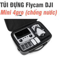 Túi flycam DJI mini 4pro (mini4 pro) có xốp cứng chống va đập bảo vệ máy và chống nước mưa