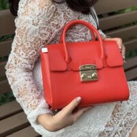 Túi Furla Satchel đỏ Kiss tuyệt đẹp XẢ HÀNG