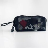 Túi gạc đen di động Túi đựng tiền xu Túi đựng mỹ phẩm