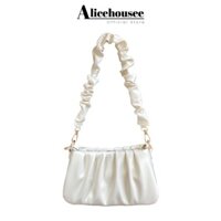 Túi gấp nếp đám mây nữ da mềm basic Alice Housee, túi kẹp nách bền đẹp thanh lịch phong cách Hàn Quốc