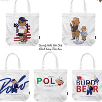 Túi Gấu Tote Beverly Hills Polo Club Classic Bear Thái Lan Chính Hãng