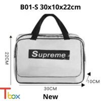 Túi giặt Supreme đen KT 30x22x10 B01-S