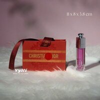 Túi giấy Dior đỏ 2 sọc vàng